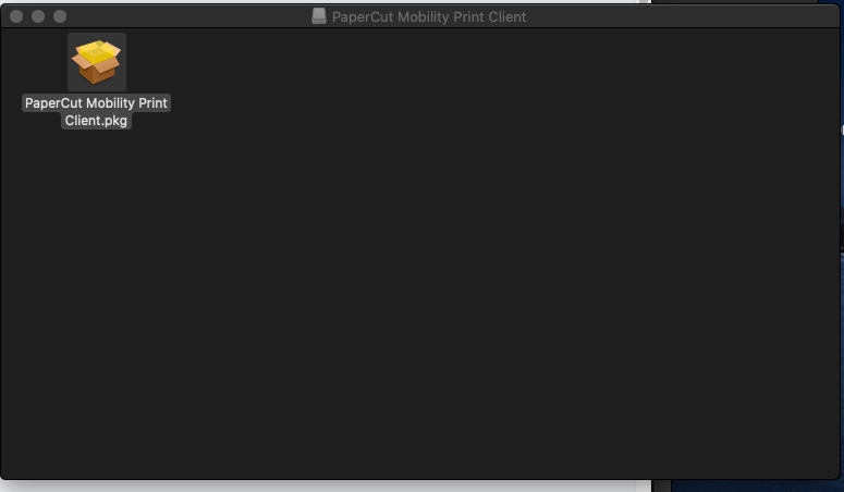 Mobility Print package